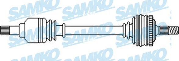 Samko DS52359 - Приводной вал autospares.lv