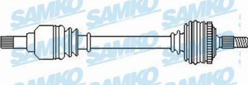 Samko DS52364 - Приводной вал autospares.lv