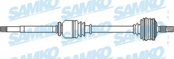 Samko DS52360 - Приводной вал autospares.lv