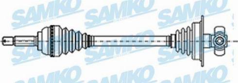 Samko DS52206 - Приводной вал autospares.lv