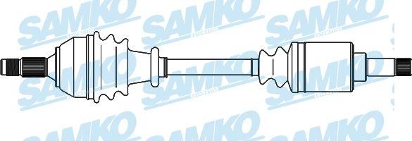 Samko DS52276 - Приводной вал autospares.lv