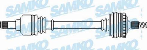 Samko DS52706 - Приводной вал autospares.lv