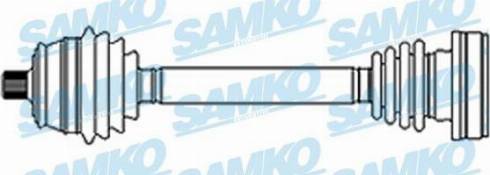 Samko DS14154 - Приводной вал autospares.lv