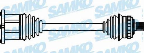 Samko DS52274 - Приводной вал autospares.lv