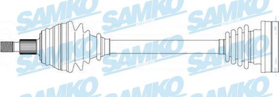 Samko DS14237 - Приводной вал autospares.lv