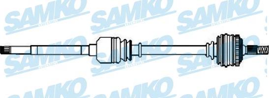 Samko DS52212 - Приводной вал autospares.lv