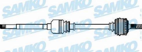 Samko DS52701 - Приводной вал autospares.lv