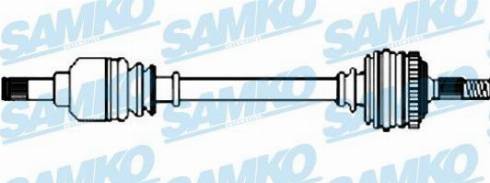 Samko DS52692 - Приводной вал autospares.lv