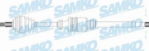 Samko DS16095 - Приводной вал autospares.lv