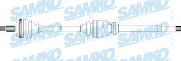 Samko DS16093 - Приводной вал autospares.lv