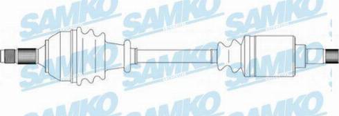 Samko DS16080 - Приводной вал autospares.lv