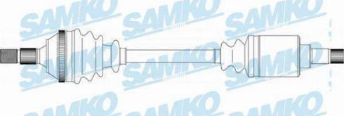 Samko DS16082 - Приводной вал autospares.lv