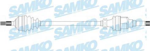 Samko DS16192 - Приводной вал autospares.lv