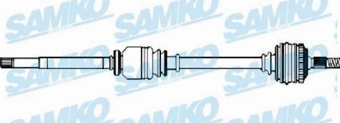 Samko DS52700 - Приводной вал autospares.lv