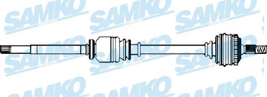 Samko DS52244 - Приводной вал autospares.lv