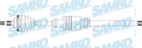 Samko DS16143 - Приводной вал autospares.lv