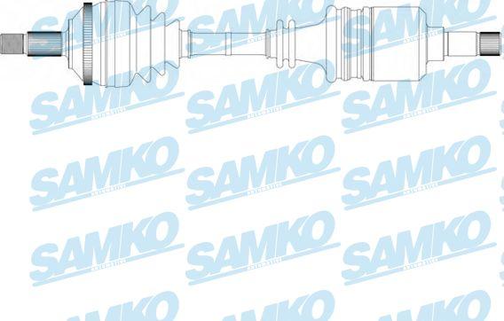 Samko DS16167 - Приводной вал autospares.lv