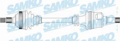 Samko DS16114 - Приводной вал autospares.lv