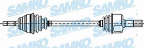 Samko DS16116 - Приводной вал autospares.lv