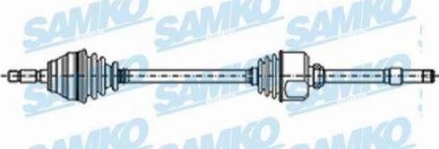 Samko DS16117 - Приводной вал autospares.lv