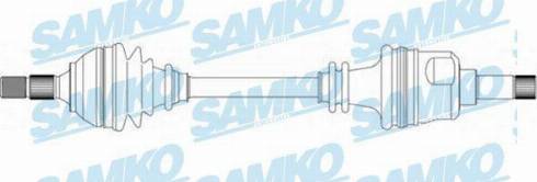 Samko DS16134 - Приводной вал autospares.lv