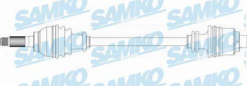 Samko DS39043 - Приводной вал autospares.lv