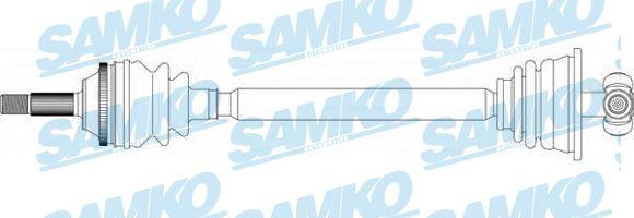 Samko DS39130 - Приводной вал autospares.lv