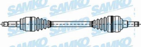 Samko DS30025 - Приводной вал autospares.lv