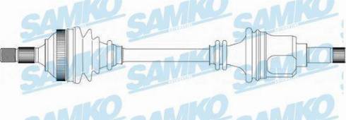 Samko DS38045 - Приводной вал autospares.lv