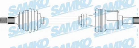 Samko DS38006 - Приводной вал autospares.lv