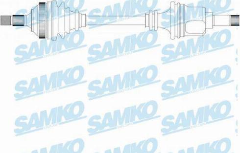 Samko DS38079 - Приводной вал autospares.lv