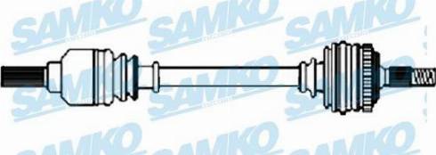 Samko DS52319 - Приводной вал autospares.lv