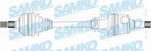 Samko DS38127 - Приводной вал autospares.lv