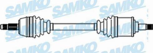 Samko DS20198 - Приводной вал autospares.lv