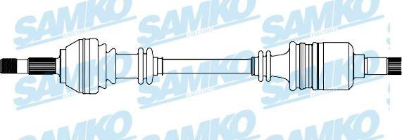 Samko DS20139 - Приводной вал autospares.lv