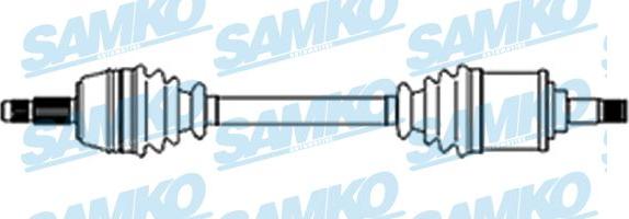 Samko DS21035 - Приводной вал autospares.lv