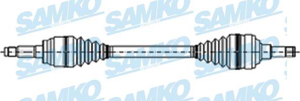 Samko DS21071 - Приводной вал autospares.lv