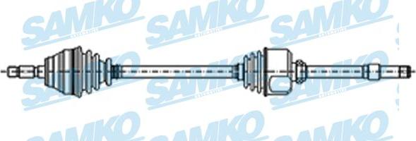 Samko DS21072 - Приводной вал autospares.lv