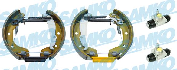 Samko KEG527 - Комплект тормозных колодок, барабанные autospares.lv