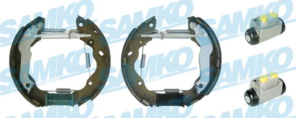 Samko KEG699 - Комплект тормозных колодок, барабанные autospares.lv