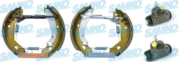 Samko KEG274 - Комплект тормозных колодок, барабанные autospares.lv