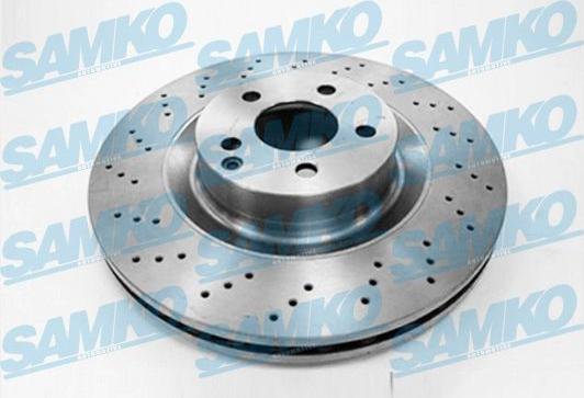 Samko M2074V - Тормозной диск autospares.lv