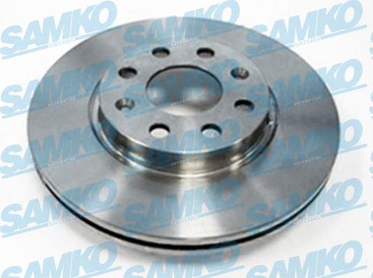 Samko O1017V - Тормозной диск autospares.lv