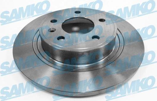Samko O1039P - Тормозной диск autospares.lv