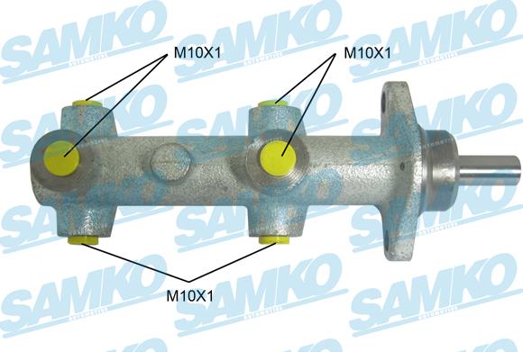 Samko P02005 - Главный тормозной цилиндр autospares.lv
