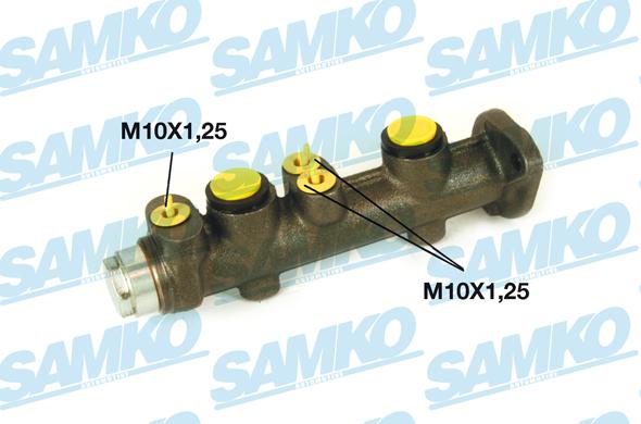 Samko P07041 - Главный тормозной цилиндр autospares.lv