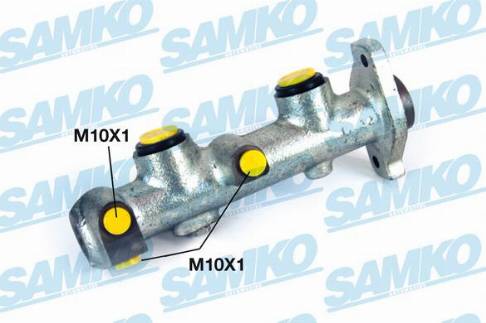 Samko P15129 - Главный тормозной цилиндр autospares.lv