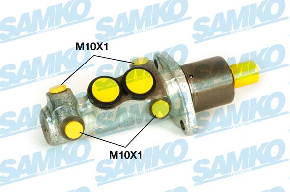 Samko P16134 - Главный тормозной цилиндр autospares.lv