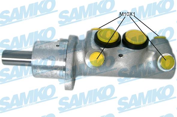 Samko P16137 - Главный тормозной цилиндр autospares.lv