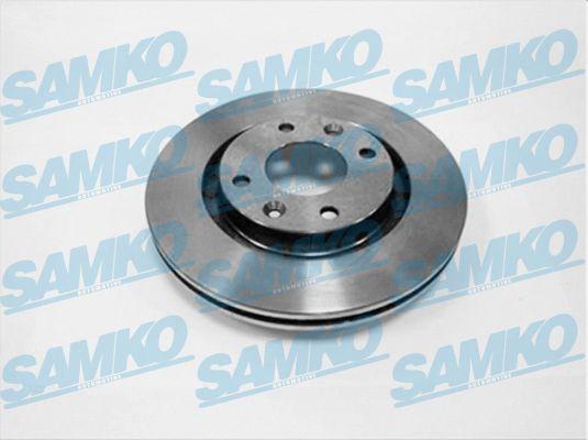 Samko P1002V - Тормозной диск autospares.lv